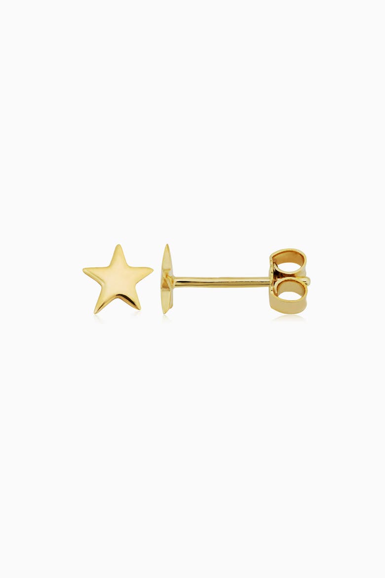 10K Gold Starry Night Stud Earrings, Alternate, color, Yellow Gold