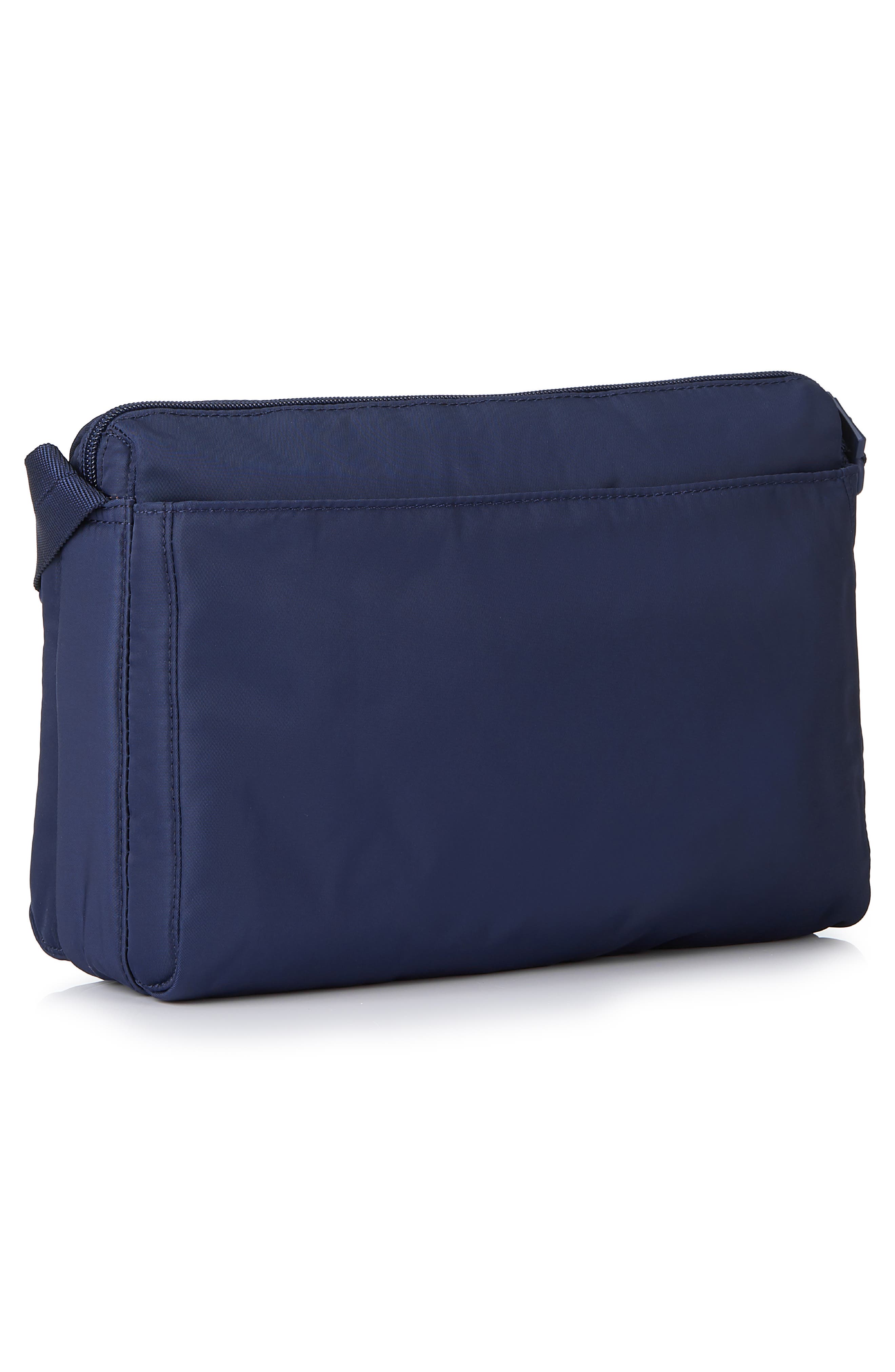 Medium Eye RFID Water Repellent Shoulder Bag, Alternate, color, TOTAL ECLIPSE