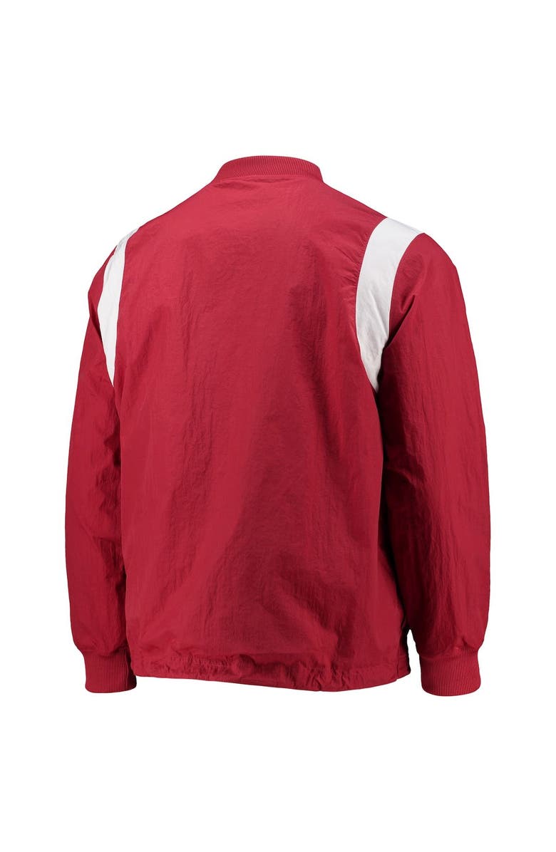 Nike Men's Nike Crimson Alabama Crimson Tide Rev Pullover Windbreaker Jacket, Alternate, color, 
