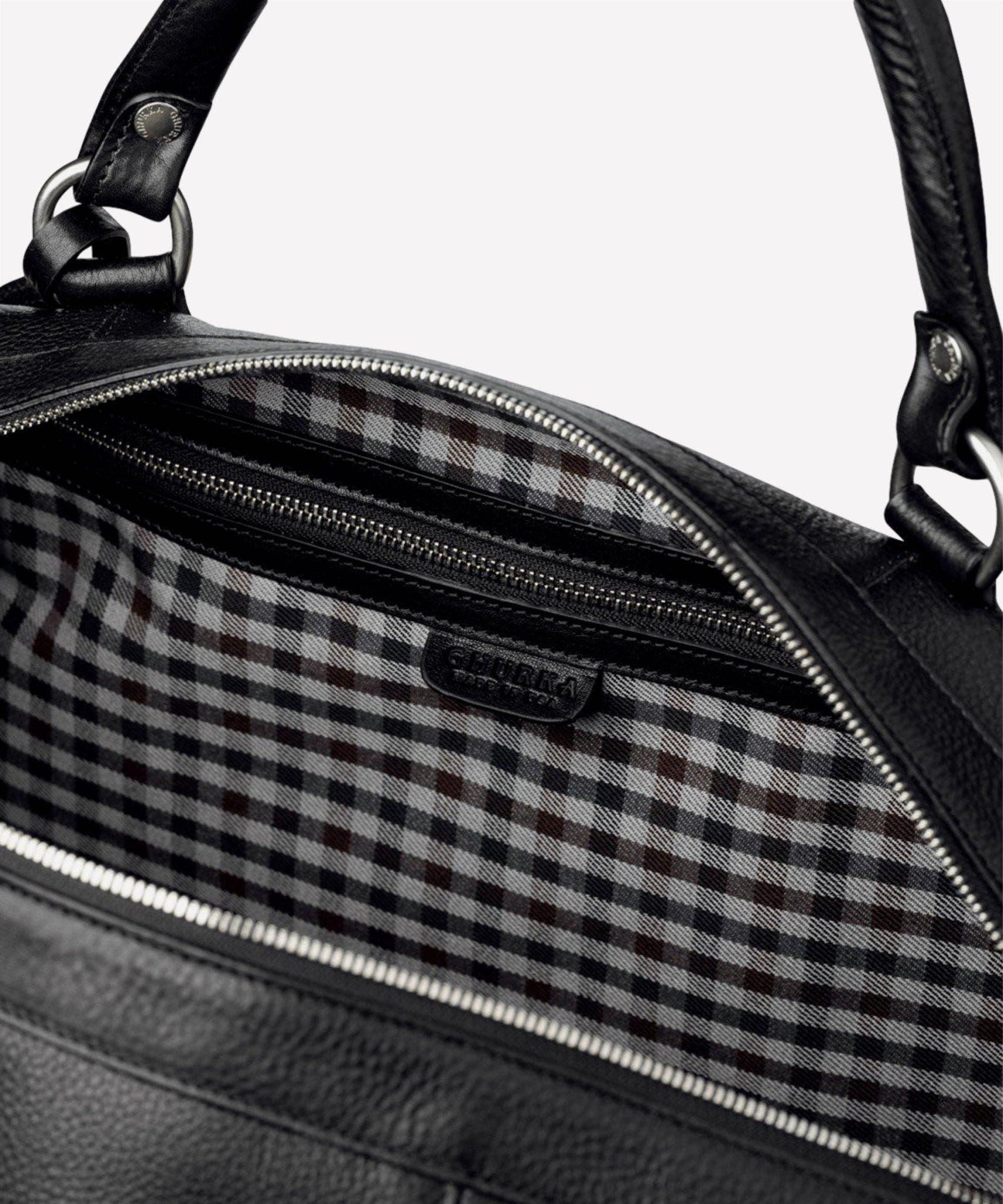 Ghurka Cavalier I No. 96, Alternate, color, Vintage Black Leather