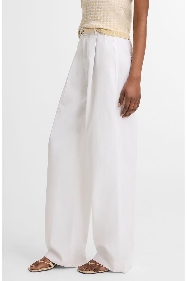 Camille Mid Rise Wide Leg Trousers, Alternate, color, OPTIC WHITE