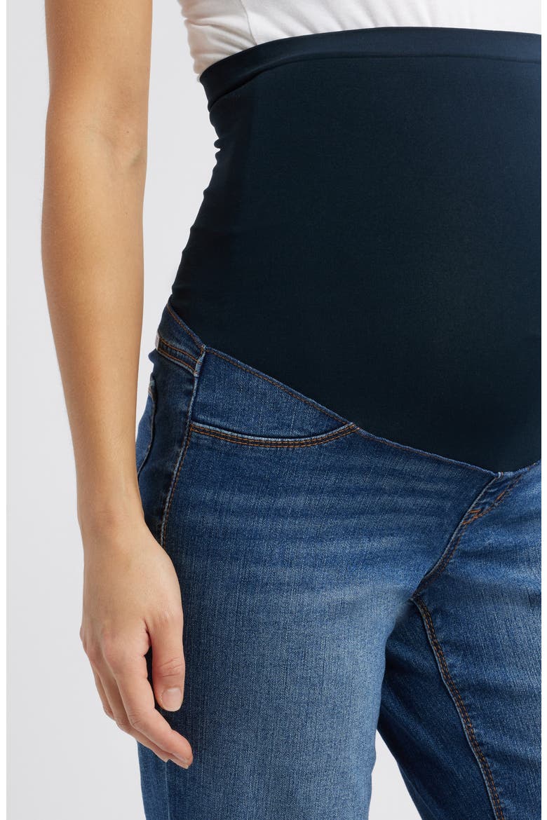 Over the Bump Slim Straight Leg Maternity Jeans, Alternate, color, OAKLEE