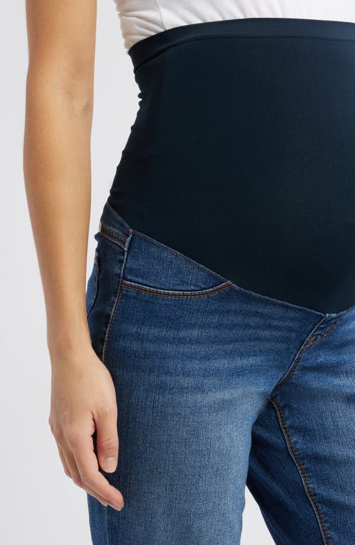 1822 Denim Over The Bump Slim Straight Leg Maternity Jeans In Oaklee