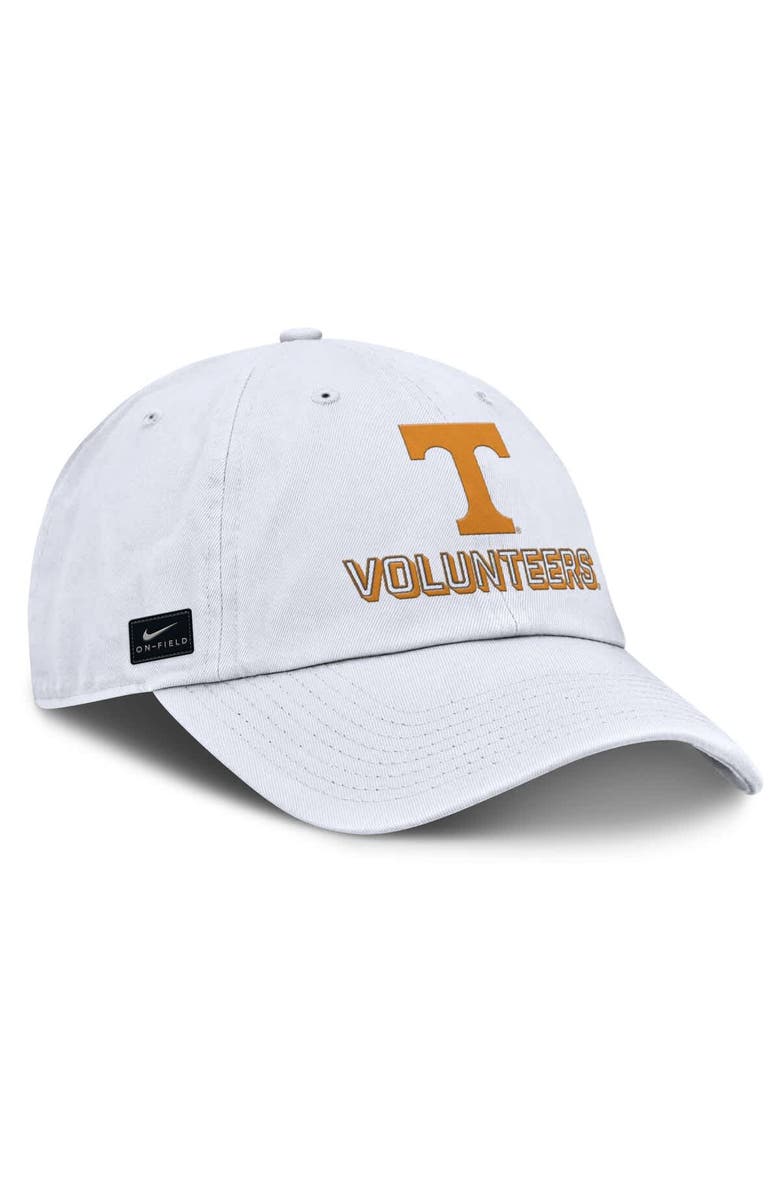 Nike Men's Nike White Tennessee Volunteers 2025 On-Field Club Adjustable Hat, Alternate, color, 