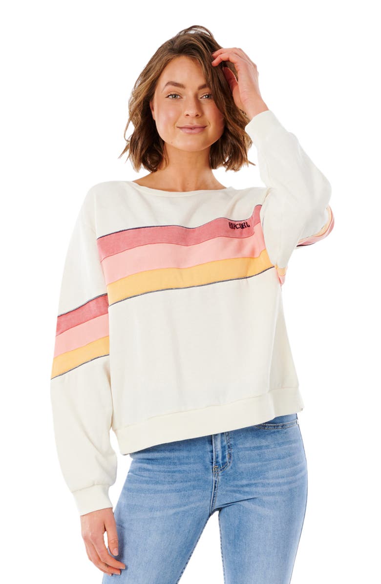 Rip Curl Golden State Crewneck Sweatshirt, Alternate, color, 