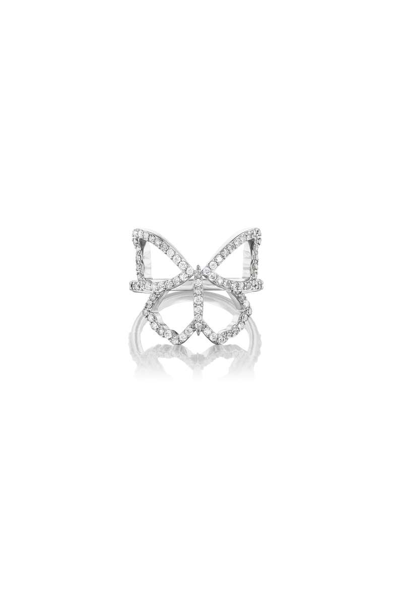 Sheryl Lowe Open Butterfly Ring, Alternate, color, Sterling Silver