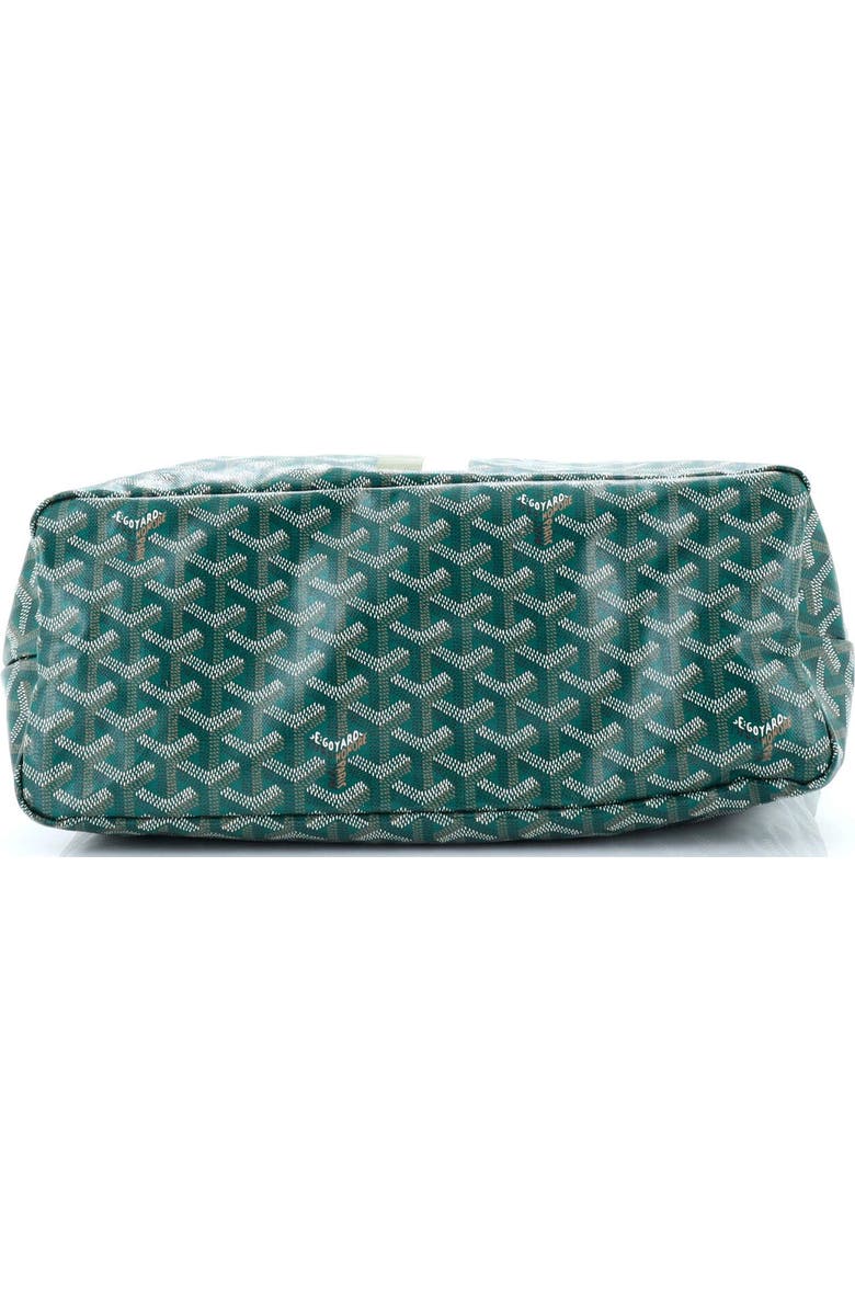 Pre-Owned Goyard Boheme Hobo Printed Coated Canvas, Alternate, color, Green