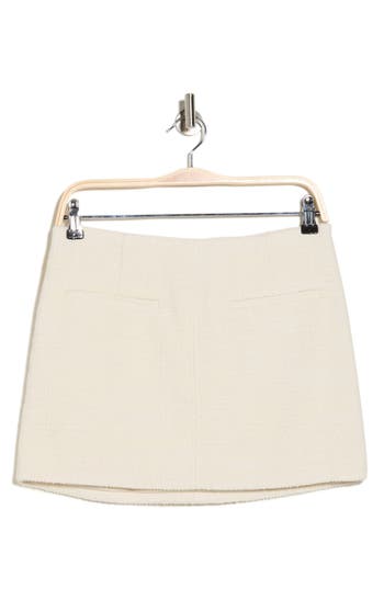 A.l.c . Cowan Tweed Miniskirt In Neutral