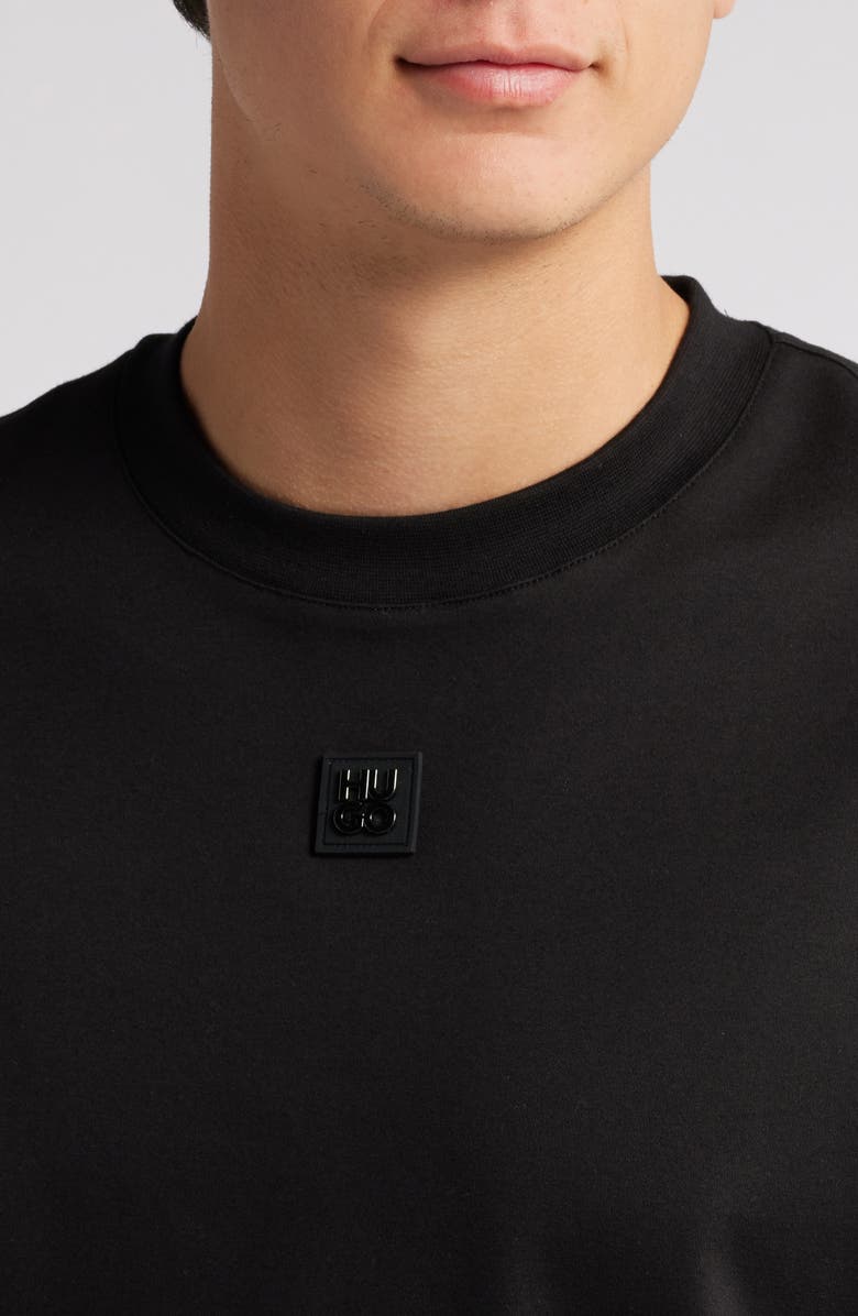 HUGO Dalile Rubber Logo T-Shirt, Alternate, color, 