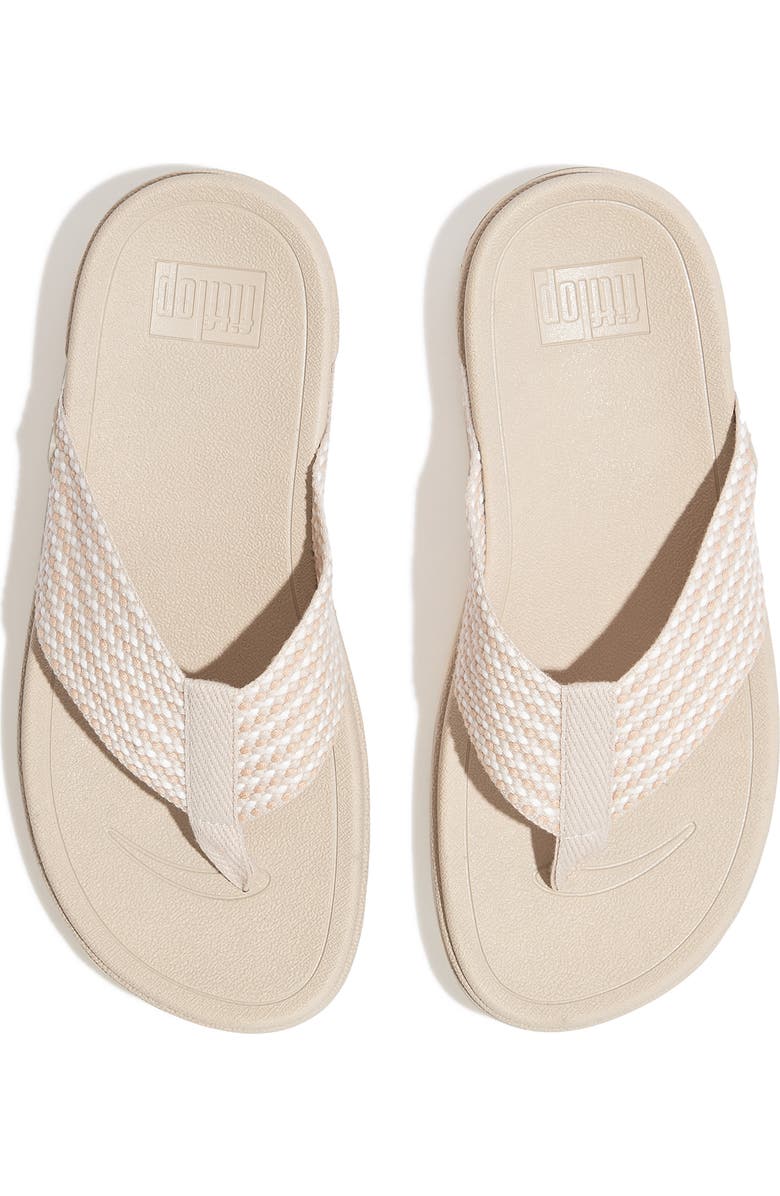 FitFlop Surfa<sup>™</sup> Flip Flop, Alternate, color, Stone Beige Mix