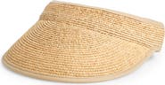 Lack of Color Raffia Visor