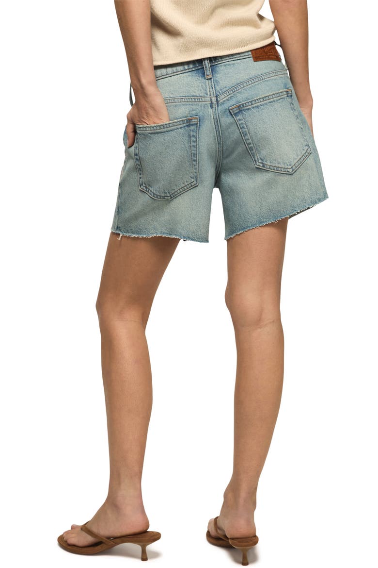 Floral Embroidered Baggy Denim Cutoff Shorts, Alternate, color, HEART THROB WASH