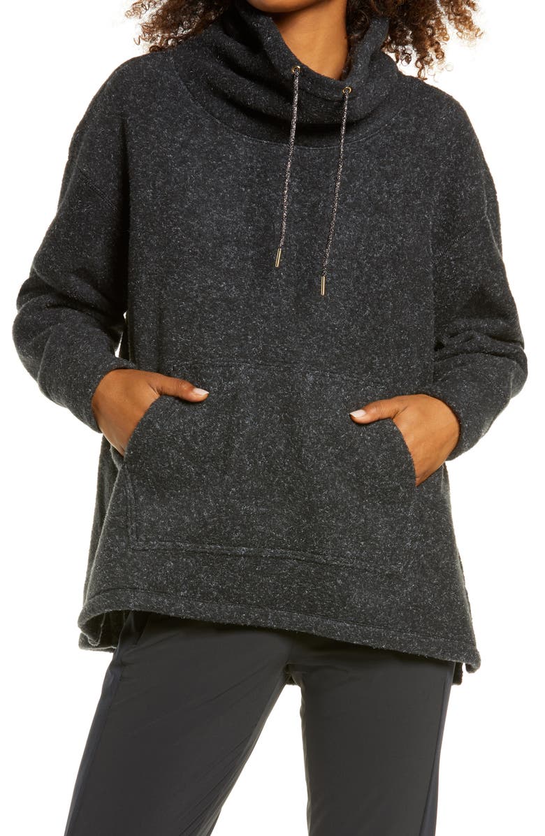 Nike Cowl Neck Fleece Pullover, Main, color,