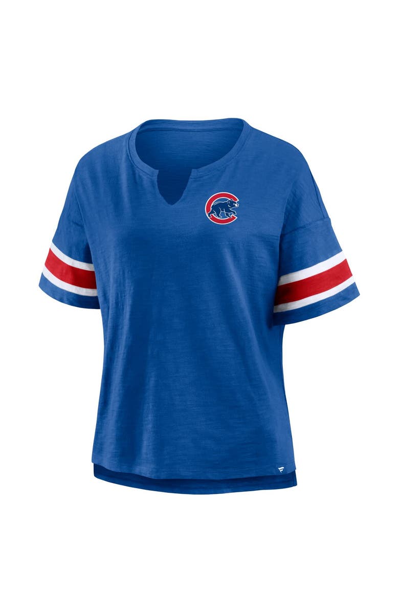 FANATICS Women's Fanatics Royal Chicago Cubs Curl Route T-Shirt, Alternate, color, Royal