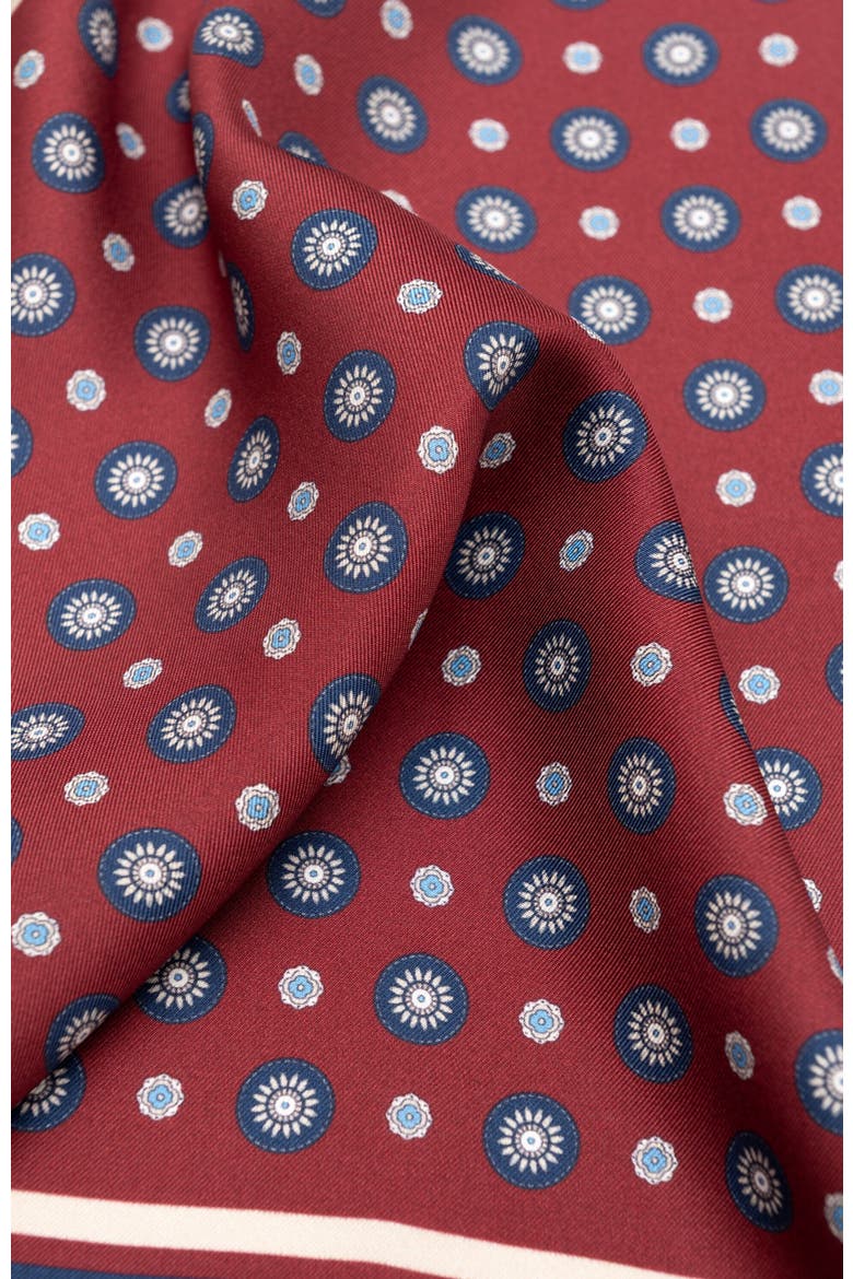 Pantera - Silk Pocket Square for Men, Alternate, color, Burgundy and  Navy