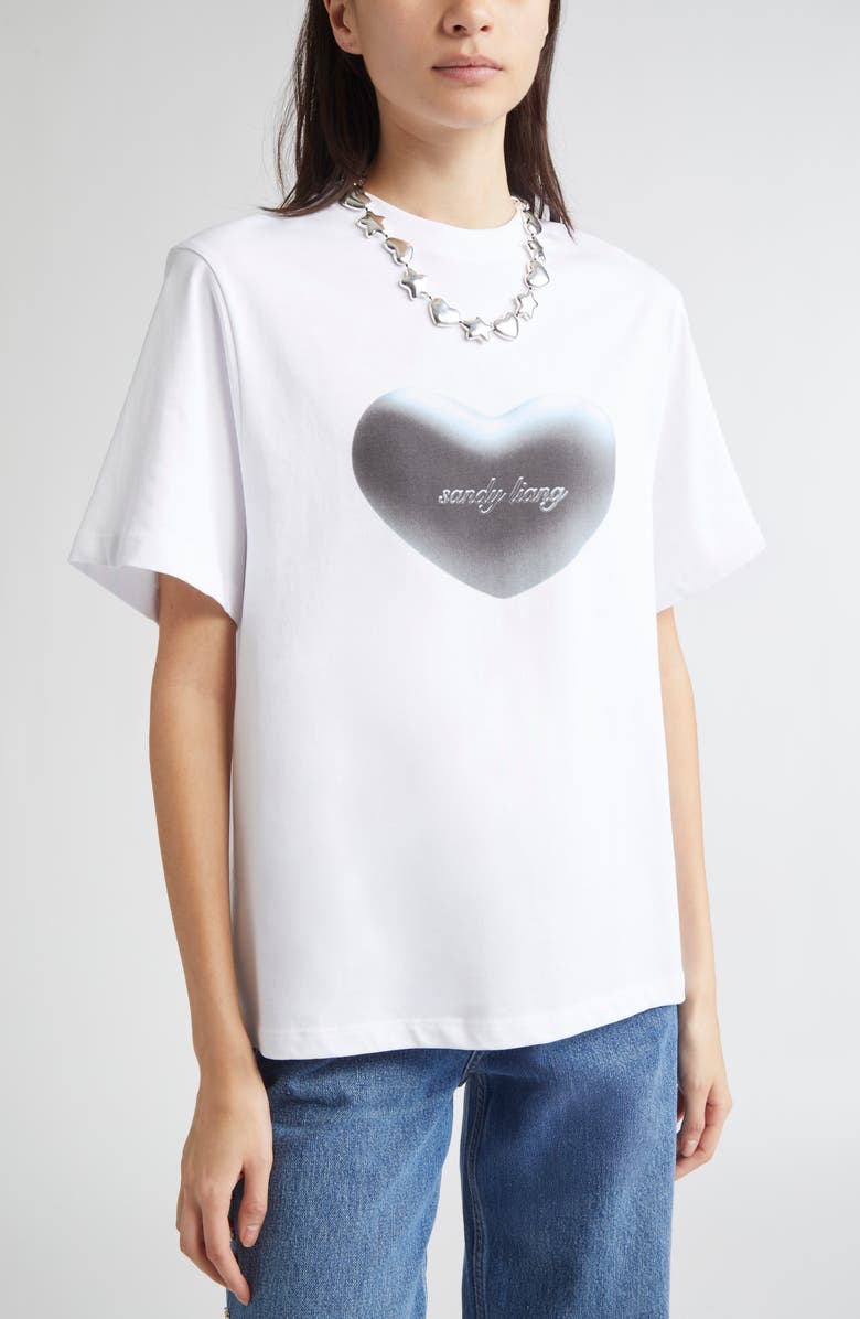 Sandy Liang Beans Collar Necklace, Alternate, color, Silver