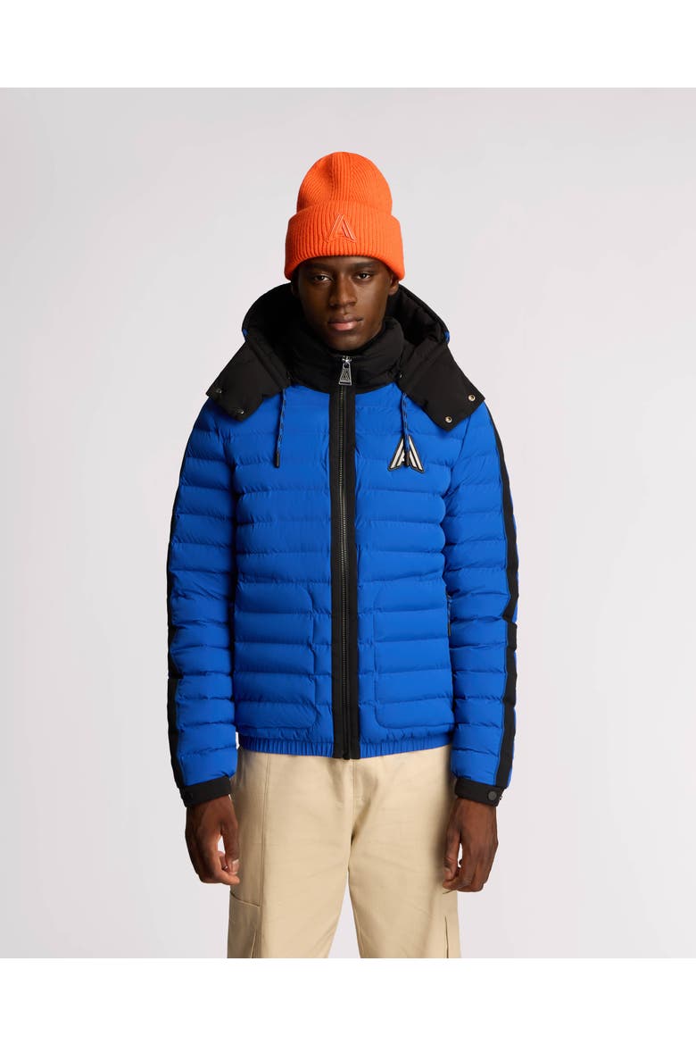 Uriage Lightweight Bomber Puffer, Main, color, Cobalt