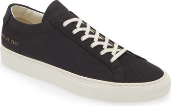 スニーカー COMMON PROJECT Men Sneakers 2479 ACHILLESINCANVAS7547 Black Common Projects Men's Achilles Tech Low Sneakers in Black