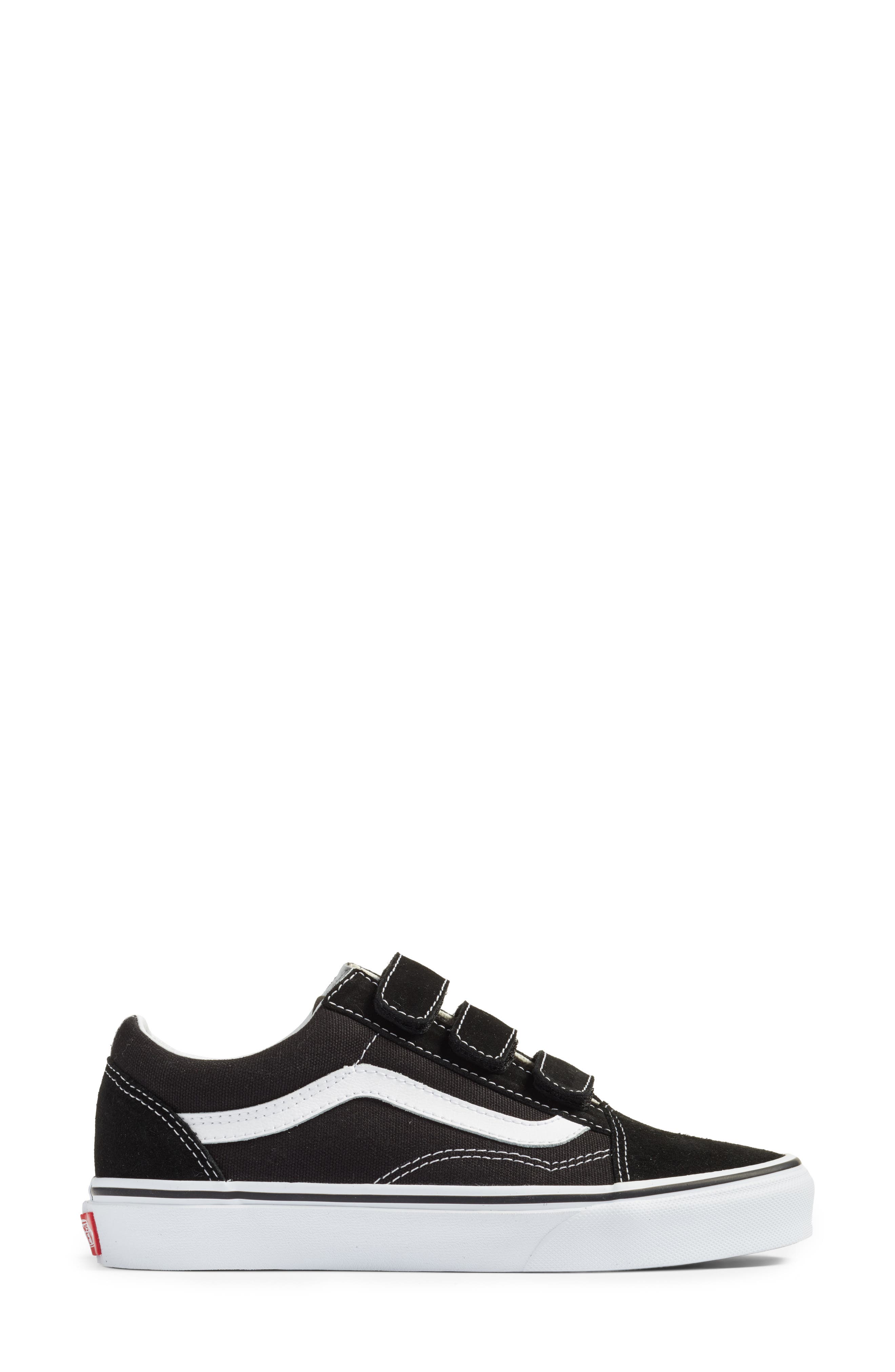 Old Skool V Pro Sneaker, Alternate, color, BLACK/ TRUE WHITE