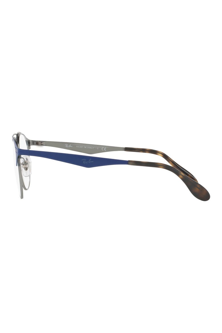 51mm Phantos Round Optical Glasses, Alternate, color, BLUE