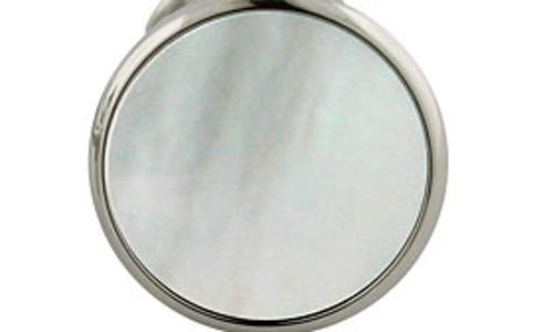 David Donahue Inlay Cuff Link & Stud Set In Silver M.o.p