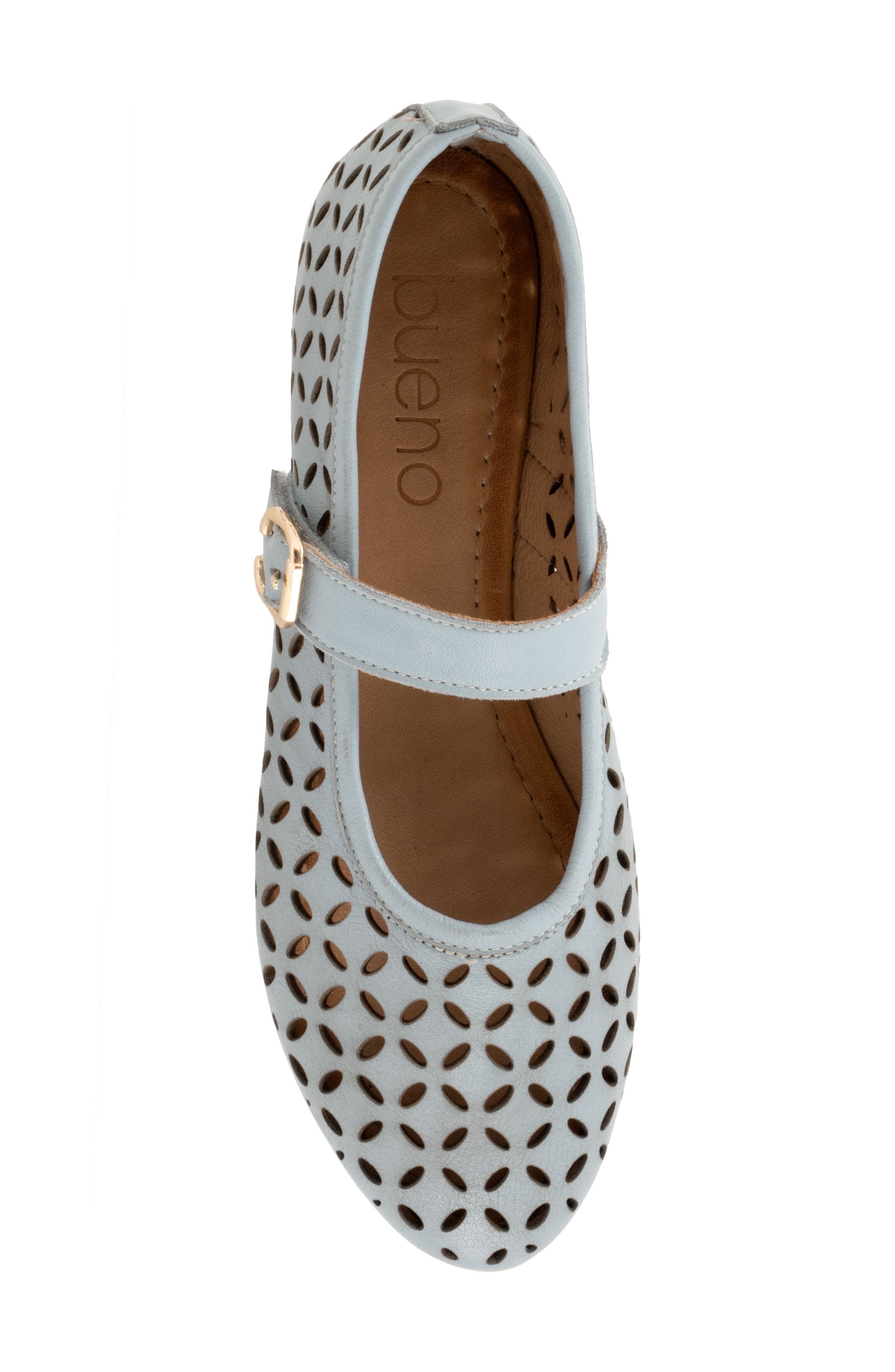 Bueno Kehlani Mary Jane Flat, Alternate, color, Powder Blue