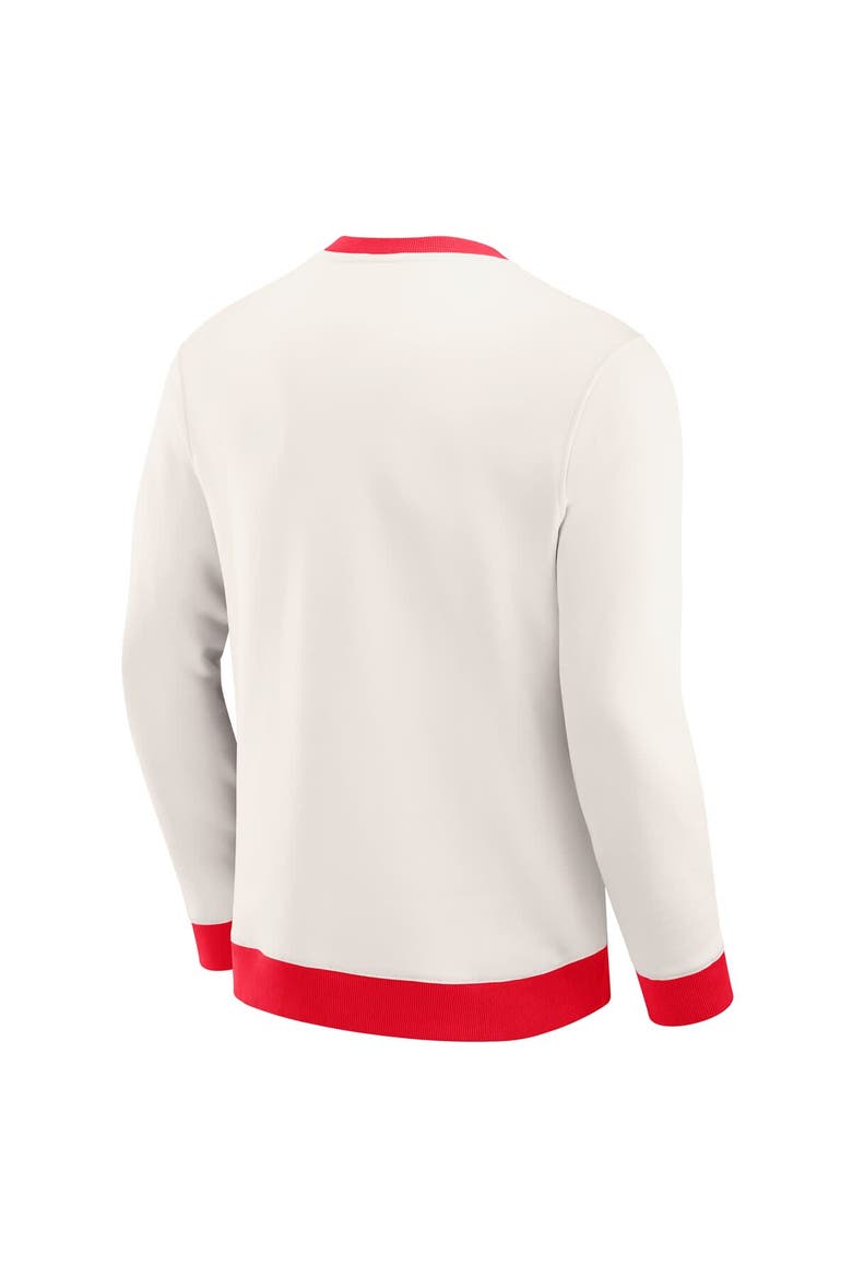 Men's Darius Rucker Collection by Fanatics  Cream San Francisco 49ers Colorblock Pullover Sweatshirt, Alternate, color, Cream