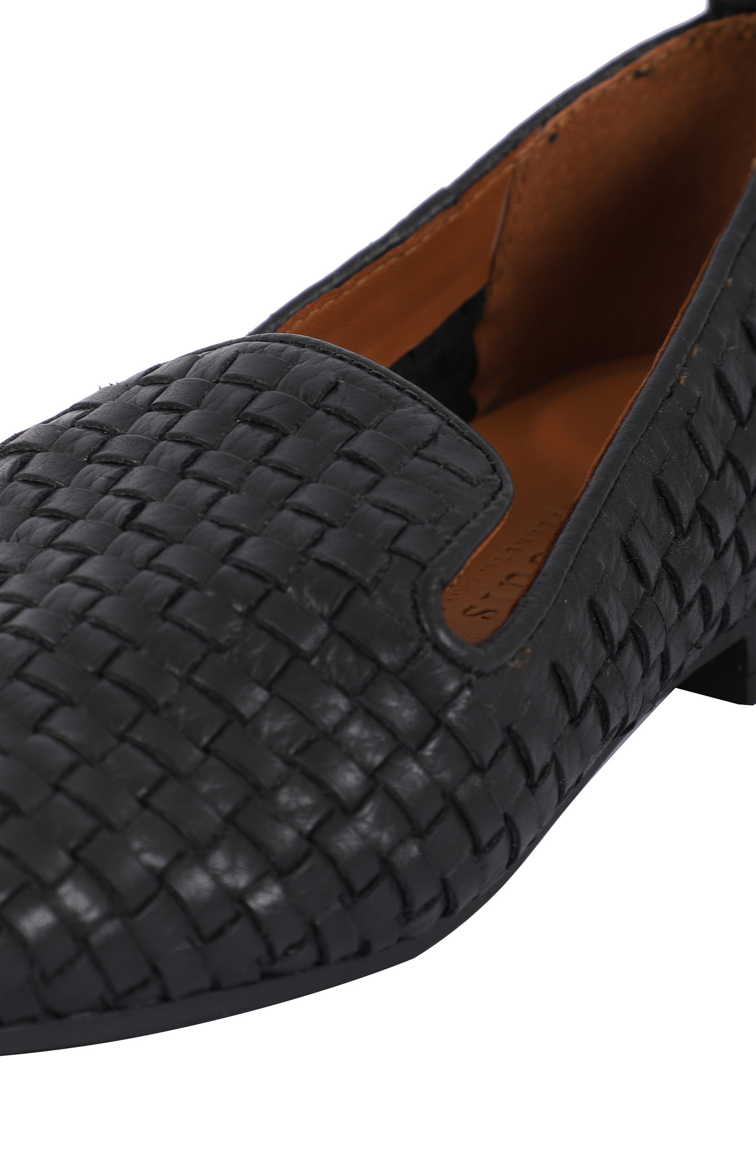 Gentle Souls Morgan Smoking Slipper, Alternate, color, Black