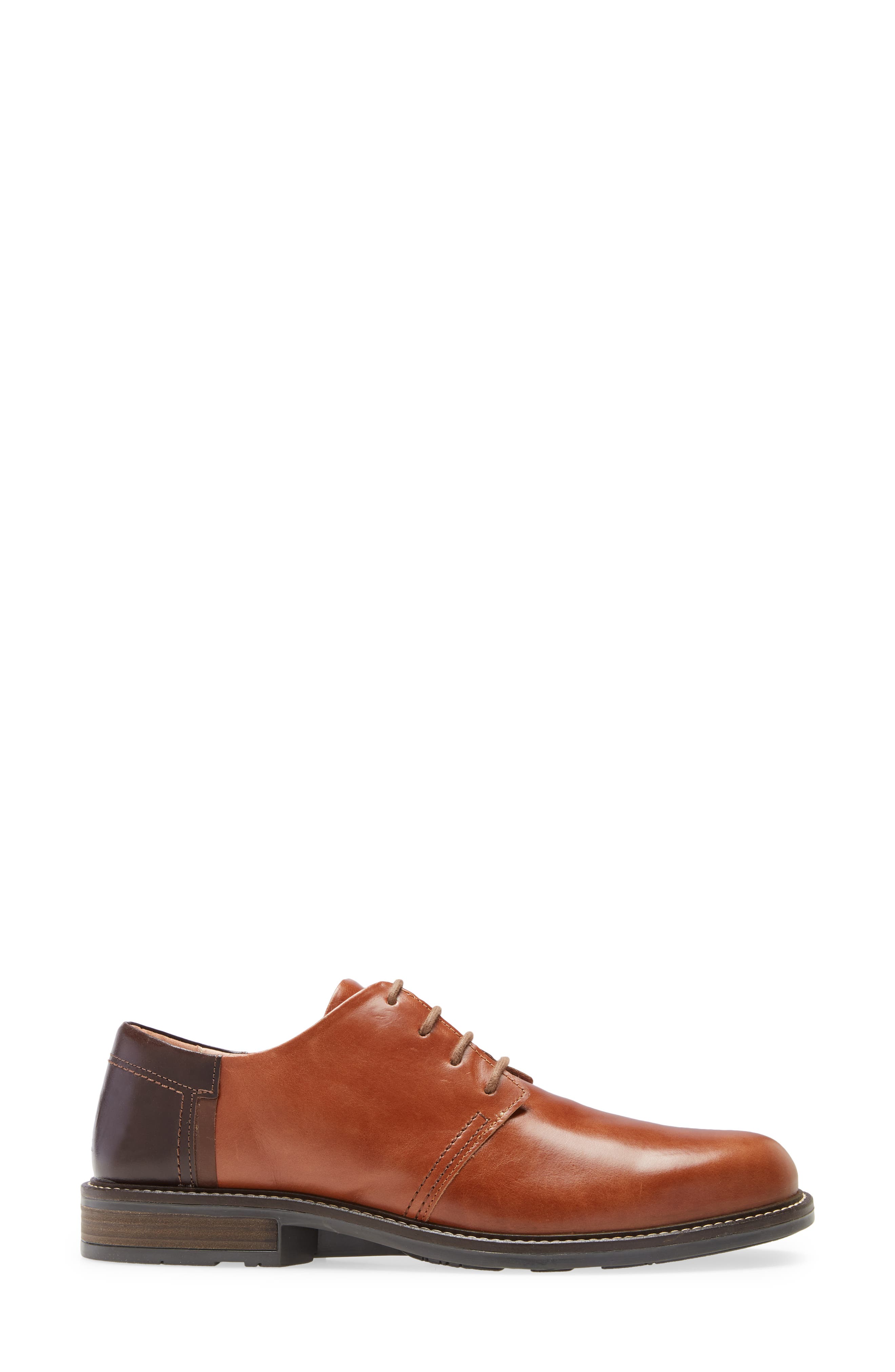 Plain Toe Derby, Alternate, color, MAPLE LTHR/ WALNUT/ TOFFEE