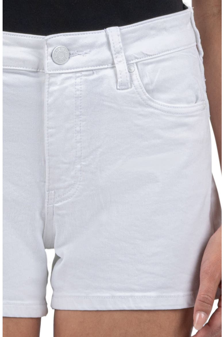 Jane Mid Rise Denim Shorts, Alternate, color, OPTIC WHITE