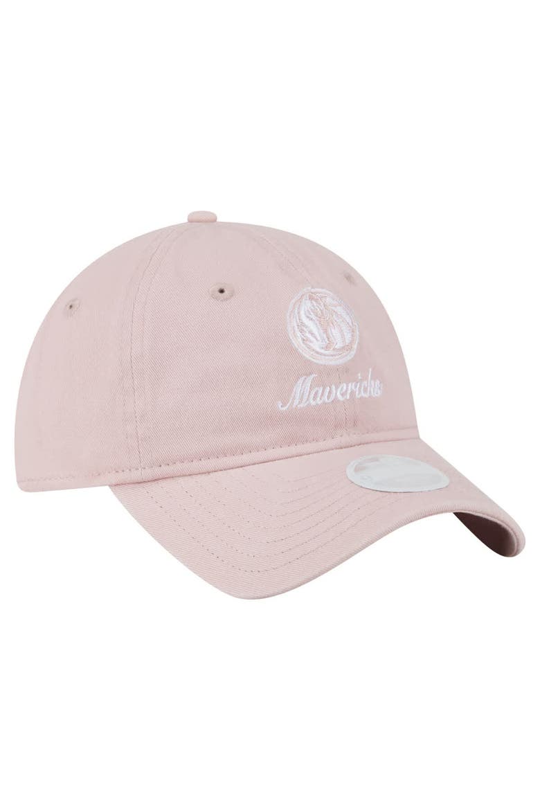 Women's New Era  Pink Dallas Mavericks Gameday Preppy 9TWENTY Adjustable Hat, Alternate, color, Pink