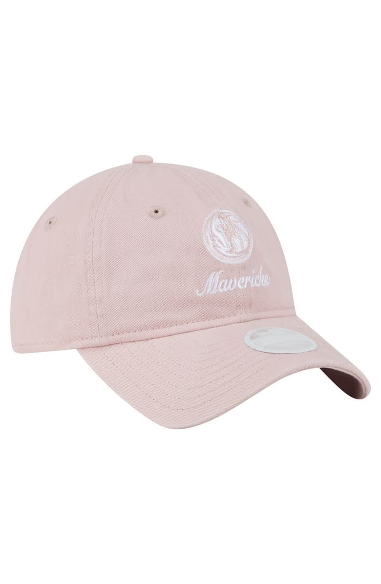New Era Women's New Era Pink Dallas Mavericks Gameday Preppy 9TWENTY Adjustable Hat, Alternate, color, Pink