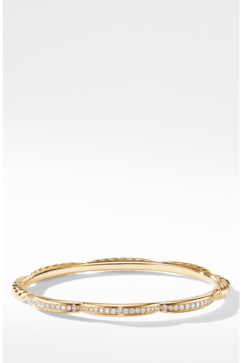 Tides Three Station Bracelet in 18K Yellow Gold with Diamonds, Alternate, color, GOLD/ DIAMOND