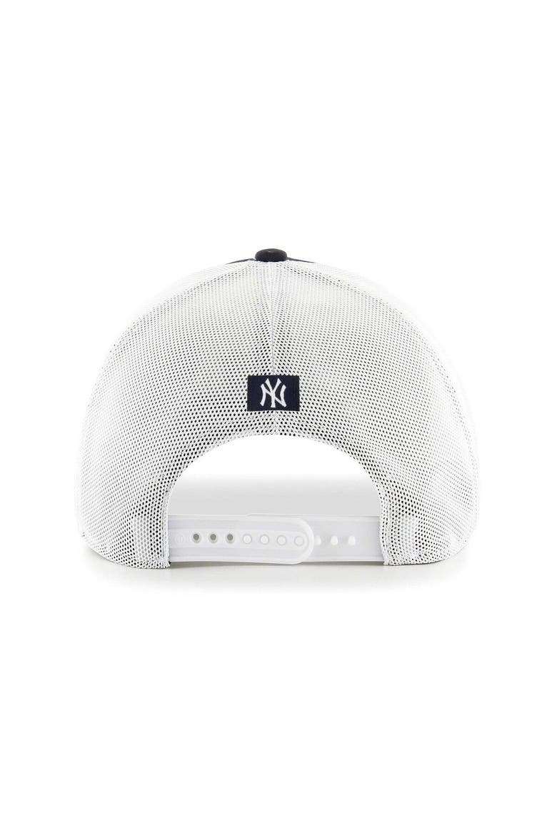 Men's '47 Navy/White New York Yankees Burgess Trucker Snapback Hat, Alternate, color, Navy