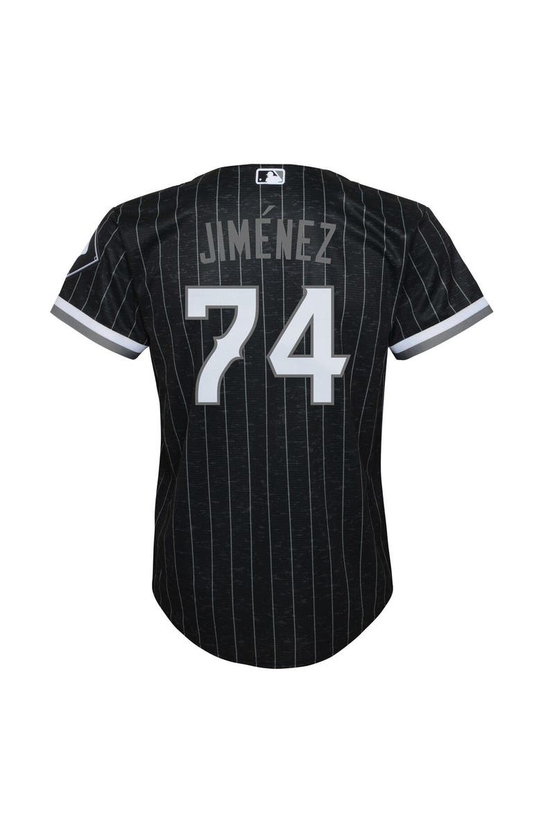 Nike Youth Nike Eloy Jimenez Black Chicago White Sox City Connect Replica Player Jersey, Alternate, color,