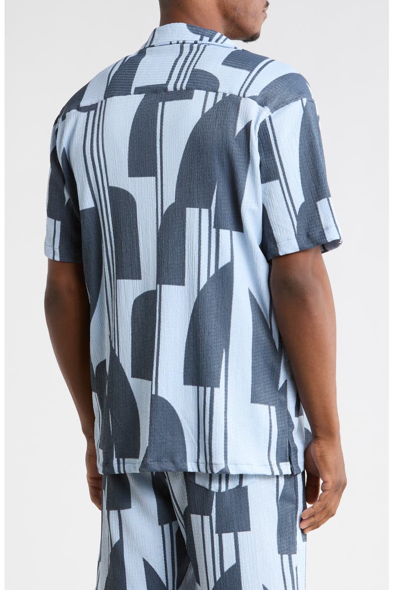 Abstract Print Camp Shirt, Alternate, color, BLUE FINCH