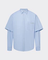 le PÈRE Double Sleeve Button Down Shirt