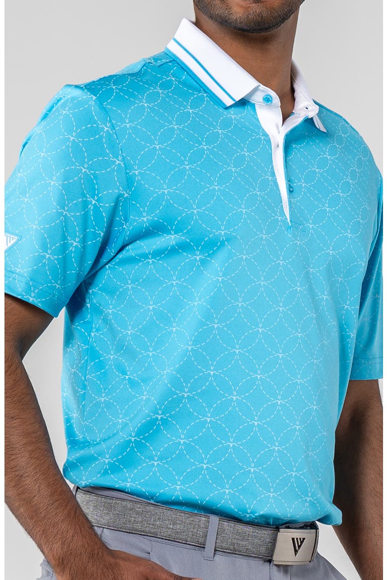 Cascase Polo, Alternate, color, NORSE BLUE/ WHITE