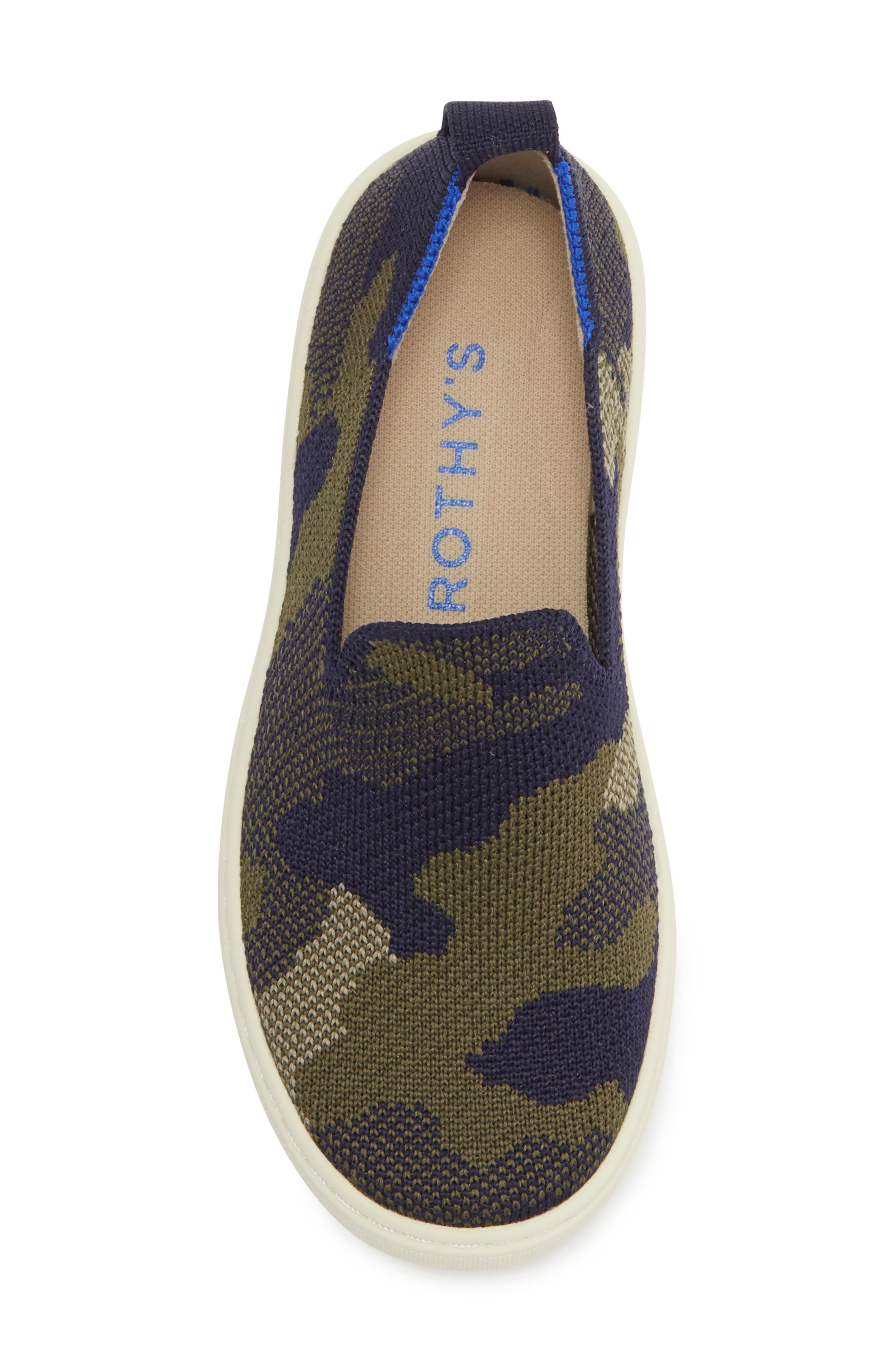Rothy's Kids' Slip-On Sneaker, Alternate, color, Spruce Camo