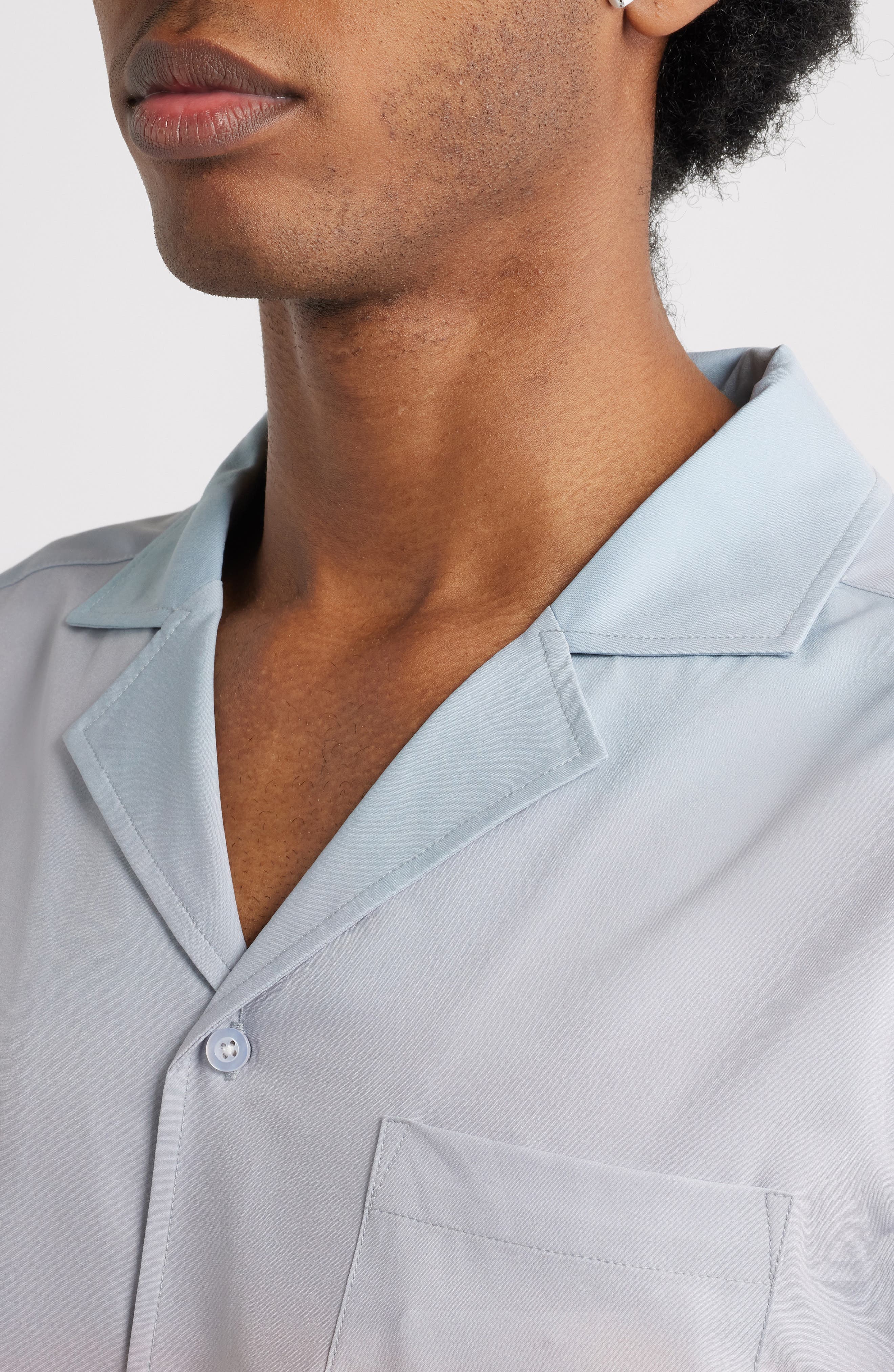 Sunset Weekend Short Sleeve Performance Button-Up Shirt - image 2