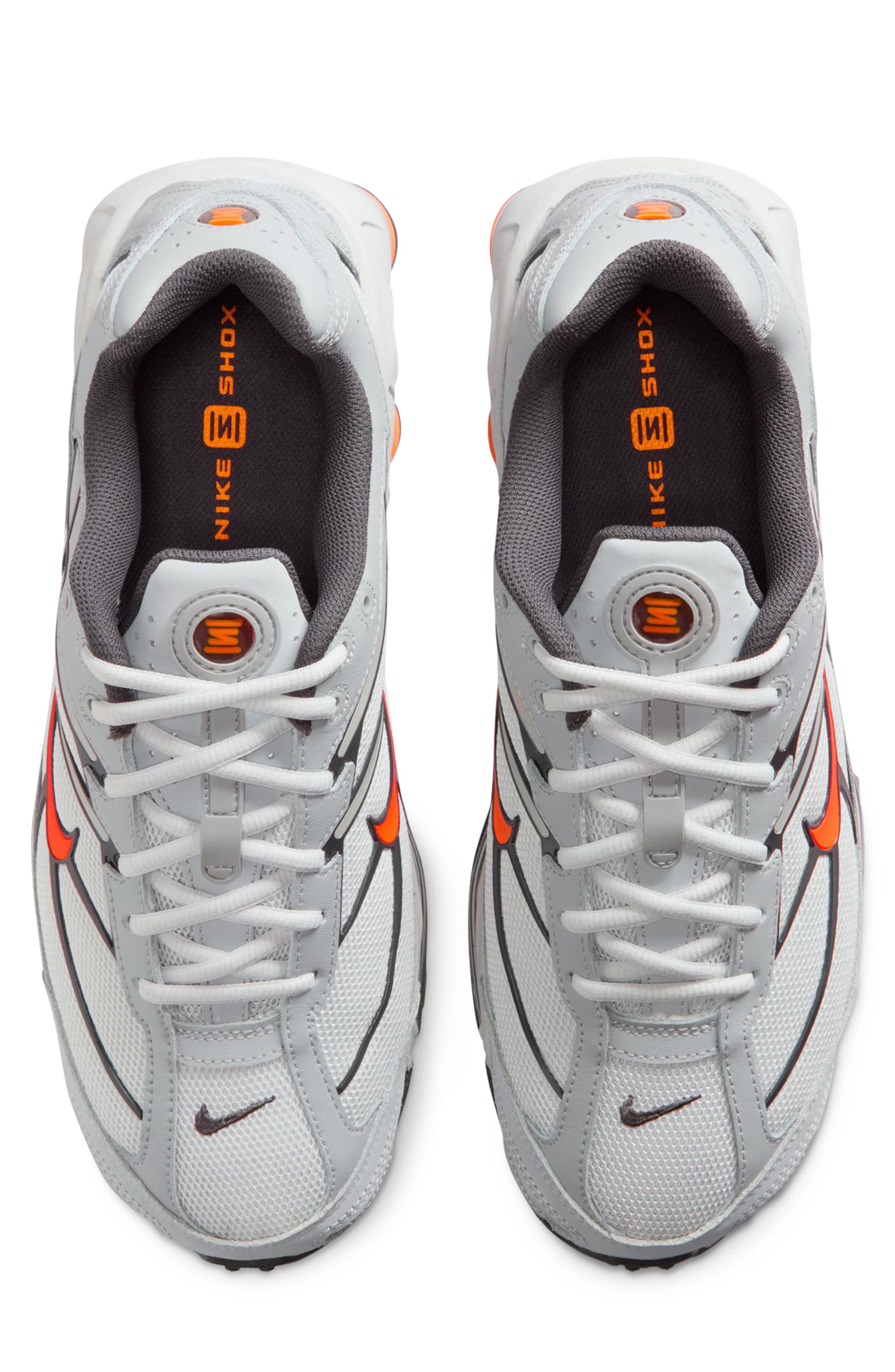Shox Ride 2 Sneaker, Alternate, color, SMOKE/ ORANGE