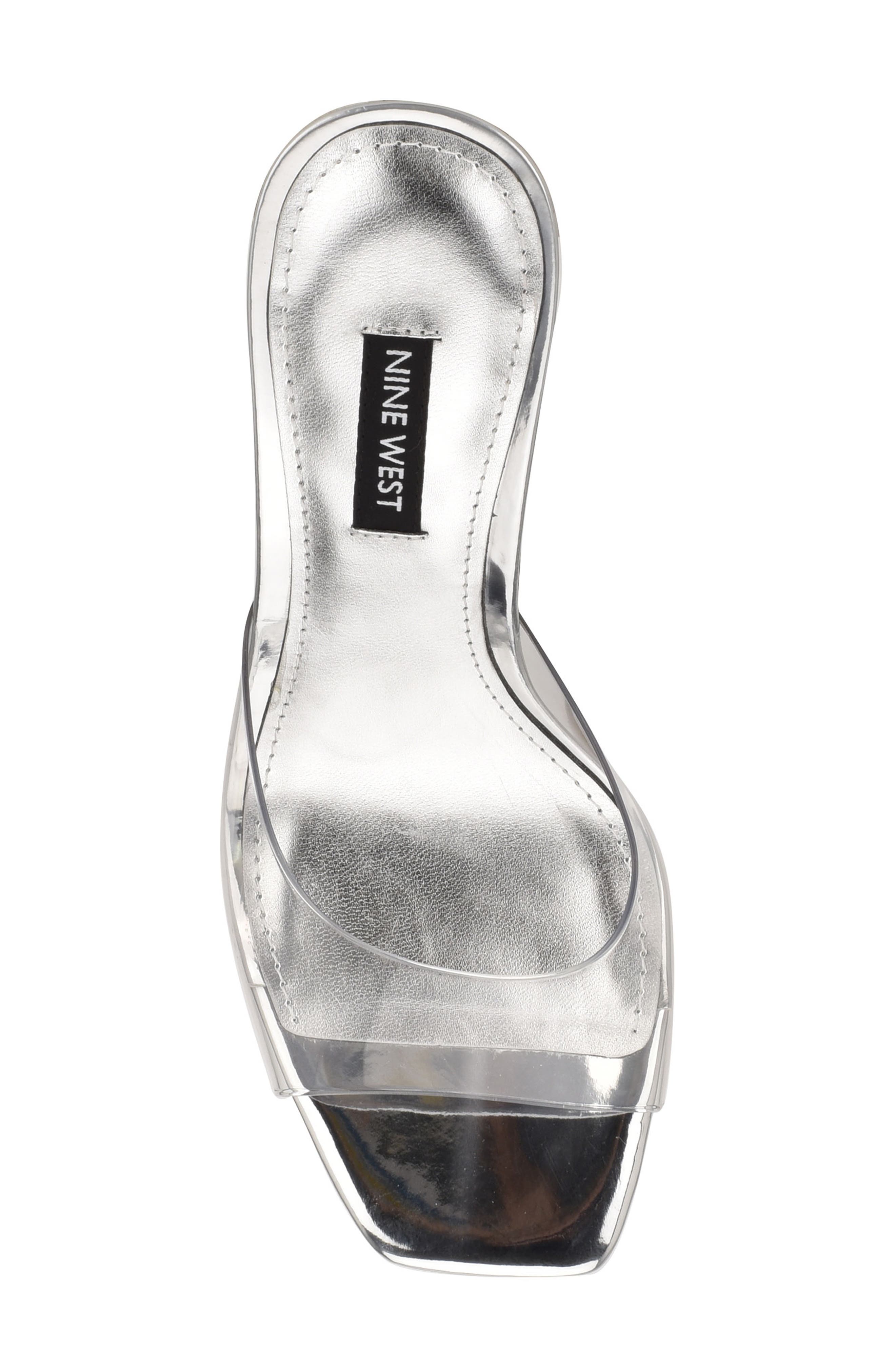 Zooza Sandal, Alternate, color, CLEAR/ SILVER