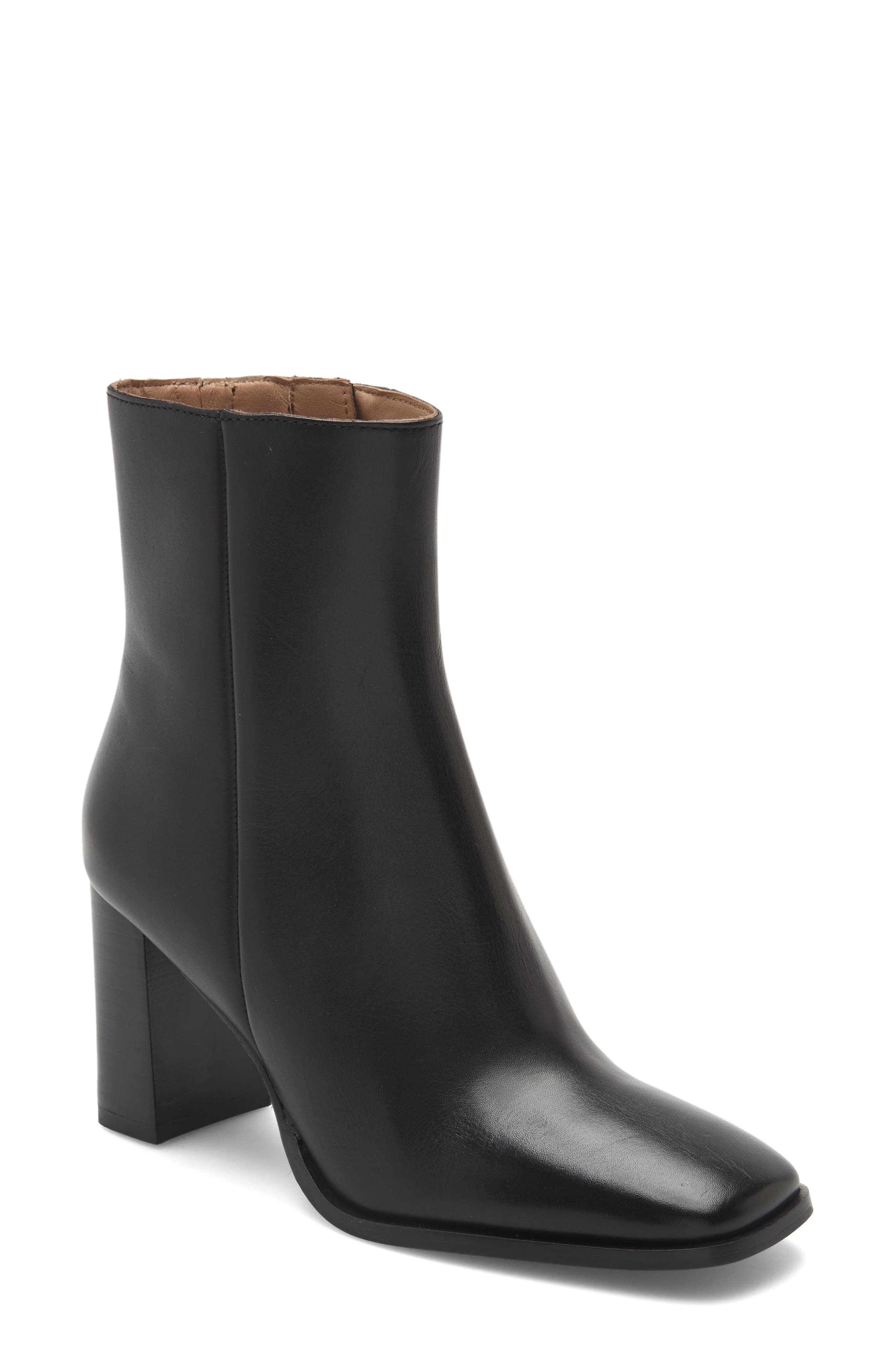 Reiss Casey Square Toe Bootie, Main, color, 