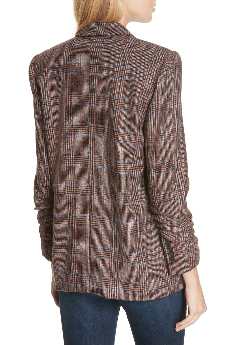Veronica Beard Beacon Check Dickey Jacket, Alternate, color, 