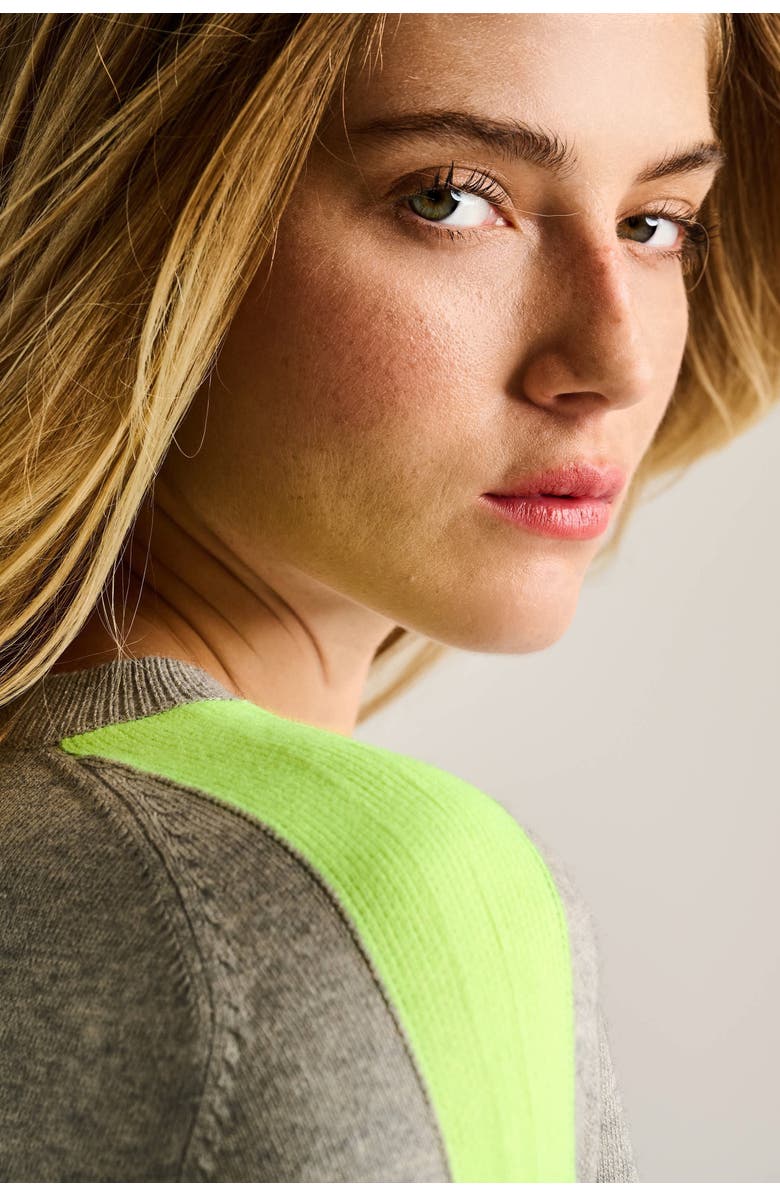 Lisa Todd Stripefull Sweater, Alternate, color, Fog