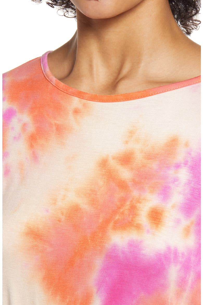 Tie Dye Midi Dress, Alternate, color, MULTI