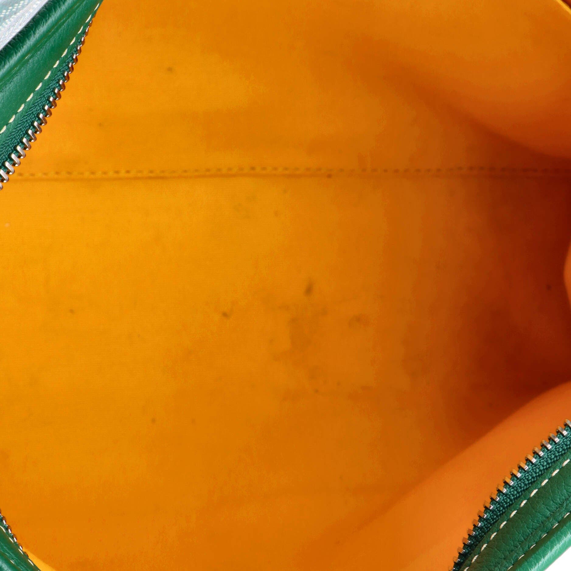 Pre-Owned Goyard Jouvence Toiletry Pouch Coated Canvas GM, Alternate, color, Green