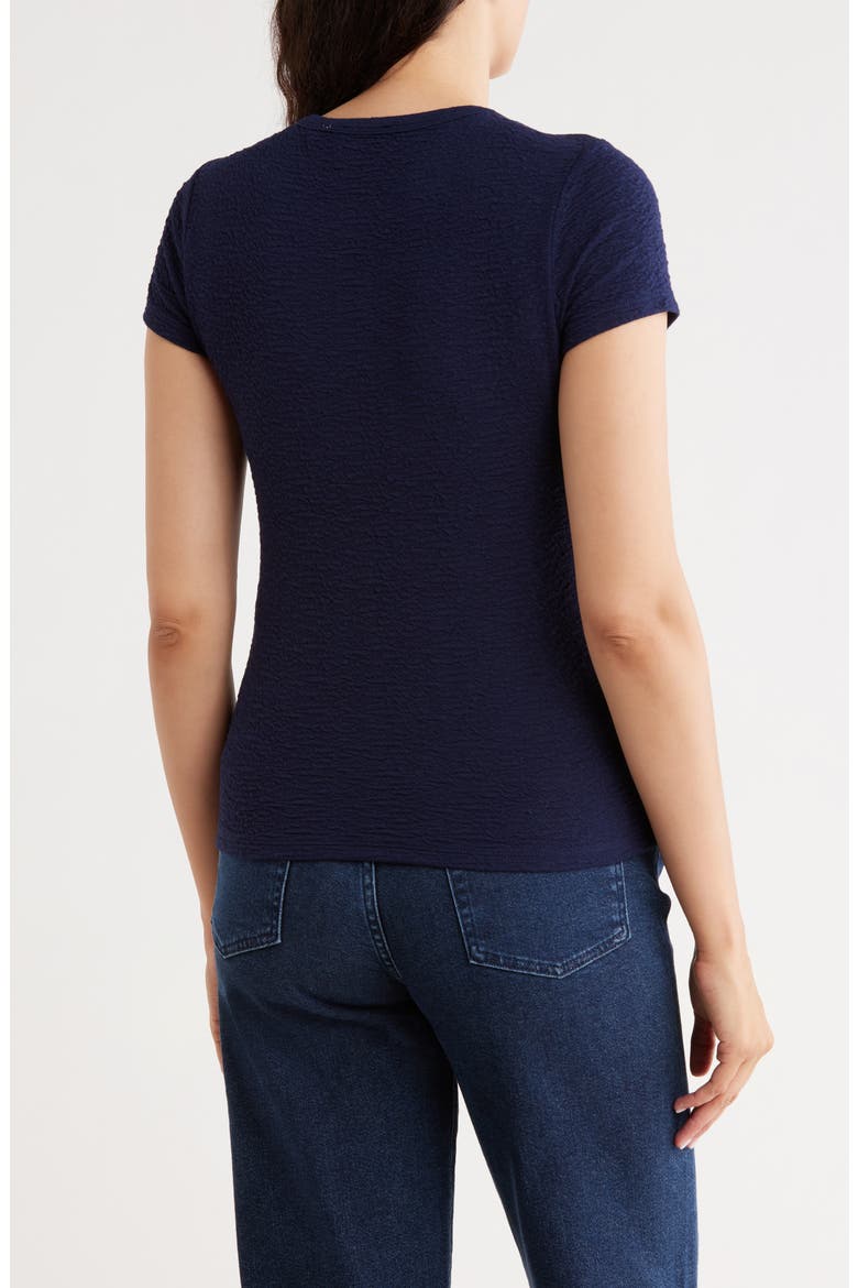 Crewneck Cap Sleeve Top, Alternate, color, ECLIPSE