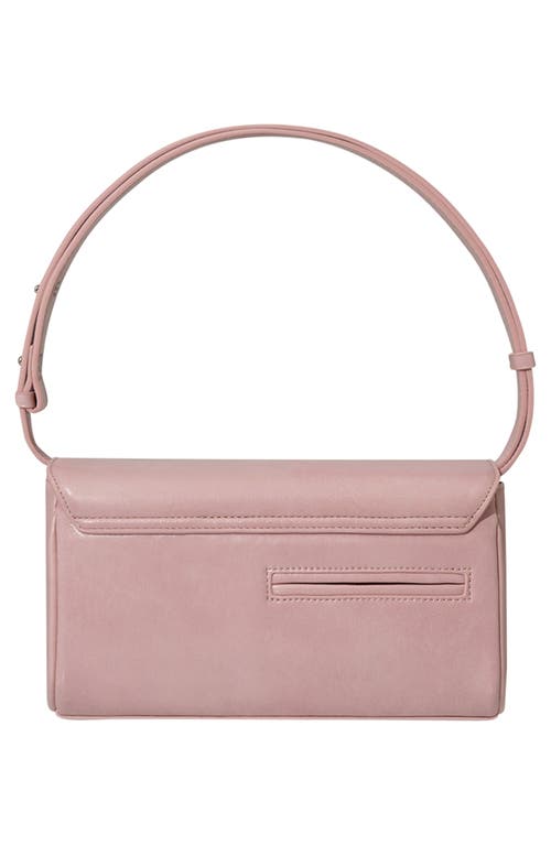 Stand Oil Classic Faux Leather Shoulder Bag In Pink
