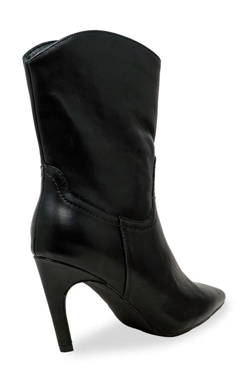 Chase & Chloe Chase And Chloe Slouch Bootie In Black